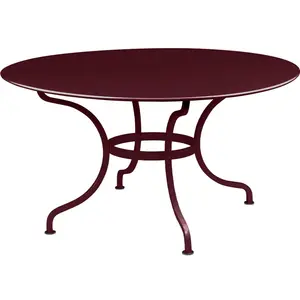 Table ronde Romane - B9 cerise noire - Ø 137 cm Fermob pas cher