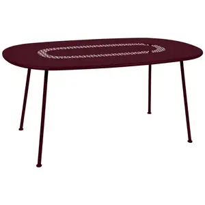 Table Ovale 160 x 90 cm Lorette en Acier FERMOB  Métal pas cher