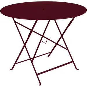 Fermob - Table ronde Bistro - Violet - Acier laqué - Designer Studio Fermob pas cher