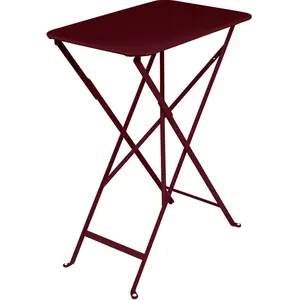 Table Rectangulaire Pliante 57 x 37 cm Bistro en Acier FERMOB Métal pas cher