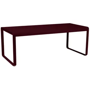 Comparateur de prix : Table Rectangulaire 196 x 90 cm Bellevie en Aluminium FERMOB  Métal