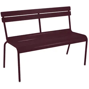Comparateur de prix : Banc avec dossier LUXEMBOURG - B9 cerise noire Fermob
