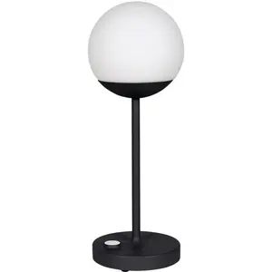 Lampe de table MOOON! H 41 cm MAX - 47 carbone Fermob pas cher