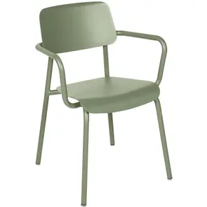 Fermob - Fauteuil empilable Studie - Vert - Aluminium - Designer Trist... pas cher