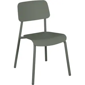 Fermob - Chaise empilable Studie - Vert - Aluminium - Designer Tristan... pas cher