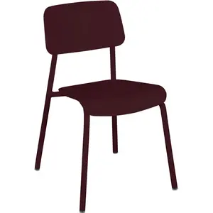 Fermob - Chaise empilable Studie - Violet - Aluminium - Designer Trist... pas cher