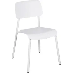 Fermob - Chaise empilable Studie - Blanc - Aluminium - Designer Trista... pas cher