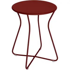 Fermob - Tabouret Cocotte - Rouge - Acier - Designer Studio Fermob pas cher