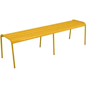 Fermob - Banc Monceau - Jaune - Acier peint - Designer Studio Fermob pas cher