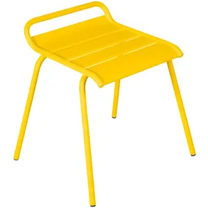 Fermob - Tabouret empilable Monceau - Jaune - Acier - Designer Studio ... pas cher