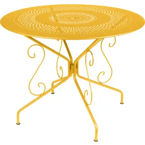 Table Ronde Ø96 cm Montmartre en Acier FERMOB Métal pas cher