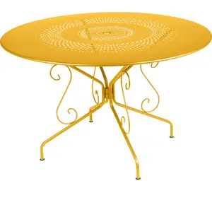 Table Ronde Ø117 cm Montmartre en Acier FERMOB Métal pas cher