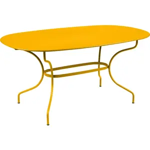 Table Ovale 160 x 90 cm Opéra+ en Acier FERMOB Métal pas cher