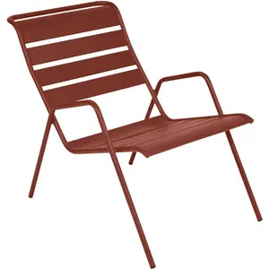 Fermob - Fauteuil empilable Monceau - Marron - Acier peint - Designer ... pas cher