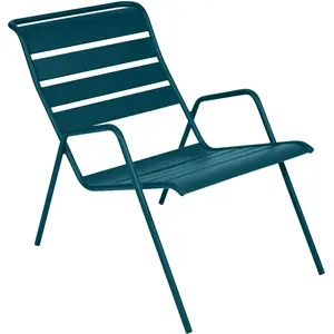 Fermob - Fauteuil empilable Monceau - Bleu - Acier peint - Designer St... pas cher