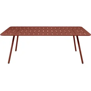 Table LUXEMBOURG - 207 x 100 cm - 20 ocre rouge Fermob