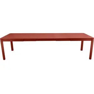 Table Rectangulaire Extensible 149/299 x 100 cm Ribambelle en Aluminium FERMOB  Métal