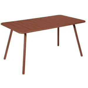 Comparateur de prix : Fermob Table 143x80 Luxembourg Ocre Rouge