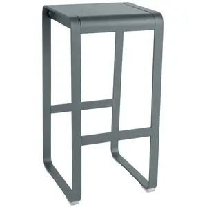 Fermob - Tabouret de bar Bellevie - Gris - Aluminium peint - Designer ... pas cher