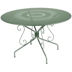 Table Ronde Ø117 cm Montmartre en Acier FERMOB  Métal pas cher