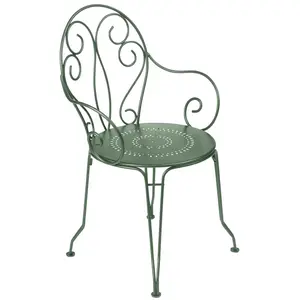 Lot de 2 Fauteuils Empilables Montmartre en Acier FERMOB Métal pas cher