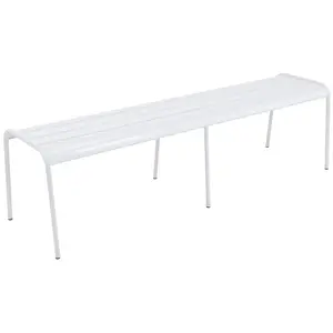 Fermob - Banc Monceau - Blanc - Acier peint - Designer Studio Fermob pas cher