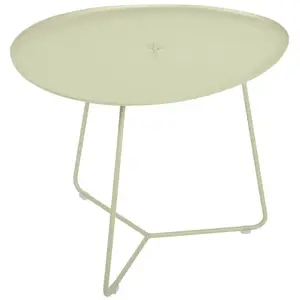 Table d'appoint Cocotte - 65 vert tilleul Fermob pas cher