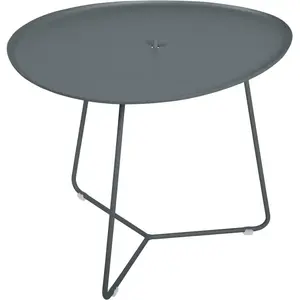 Table d'appoint Cocotte - 26 gris orage Fermob pas cher
