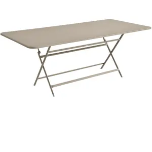 Table Rectangulaire Pliante 190 x 90 cm Caractère en Acier FERMOB  Métal
