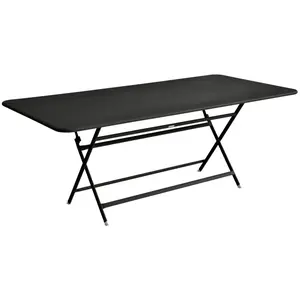 Table pliante CARACTÈRE - 42 réglisse - 190 x 90 cm Fermob pas cher