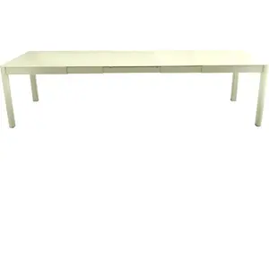 Table Rectangulaire Extensible 149/299 x 100 cm Ribambelle en Aluminium FERMOB Métal pas cher