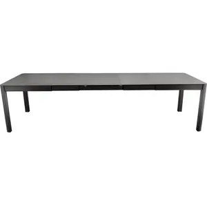 Table Rectangulaire Extensible 149/299 x 100 cm Ribambelle en Aluminium FERMOB  Métal