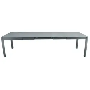 FERMOB Table Rectangulaire Extensible 149/299 x 100 cm Ribambelle en Aluminiu... pas cher