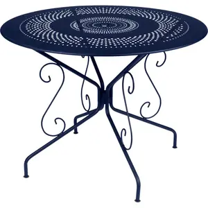 Table Ronde Ø96 cm Montmartre en Acier FERMOB Métal pas cher