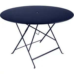 Fermob - Table ronde Bistro - Bleu - Acier peint - Designer Frédéric Sofia pas cher