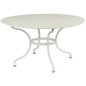 Table ronde Romane - A5 gris argile - Ø 137 cm Fermob pas cher