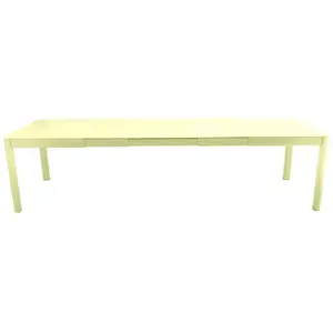 Table Ribambelle - 3 Rallonges - A6 citron givré Fermob