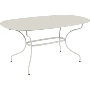 Table Ovale 160 x 90 cm Opéra+ en Acier FERMOB  Métal pas cher