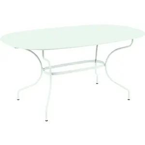Table Ovale 160 x 90 cm Opéra+ en Acier FERMOB Métal pas cher