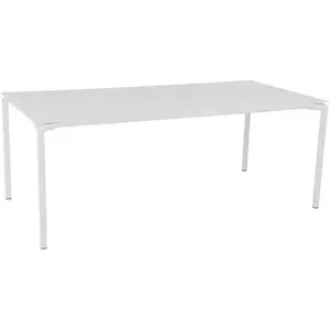 Table Rectangulaire 195 x 95 cm Calvi en Aluminium FERMOB Métal pas cher