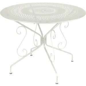 Table Ronde Ø96 cm Montmartre en Acier FERMOB Métal pas cher