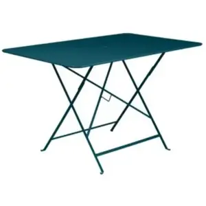 Table Rectangulaire Pliante 117 x 77 cm Bistro en Acier FERMOB Métal pas cher
