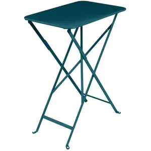 Table Rectangulaire Pliante 57 x 37 cm Bistro en Acier FERMOB Métal pas cher