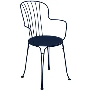 Lot de 2 Fauteuils Empilables Opéra+ en Acier FERMOB Métal pas cher