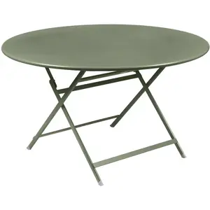 Fermob - Table ronde Caractère - Vert - Acier peint - Designer Studio ... pas cher