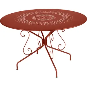 Table Ronde Ø117 cm Montmartre en Acier FERMOB Métal pas cher