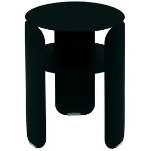 Table d'appoint ronde Bebop - 42 réglisse Fermob pas cher