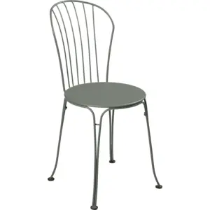 Lot de 2 Chaises Empilables Opéra+ en Acier FERMOB Métal pas cher