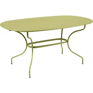 Table Ovale 160 x 90 cm Opéra+ en Acier FERMOB  Métal