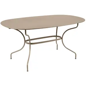 Table Ovale 160 x 90 cm Opéra+ en Acier FERMOB  Métal pas cher